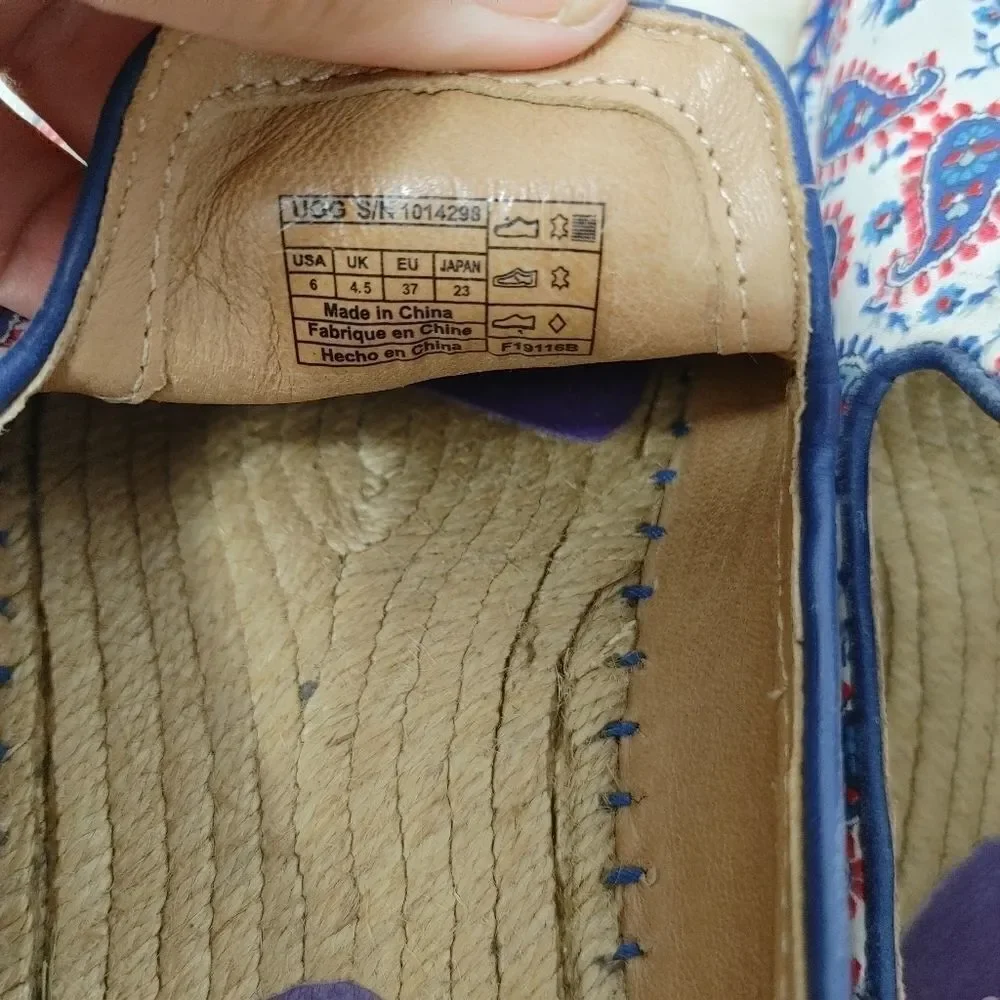 UGG Australia Sandrinne Liberty Racing Stripe Blue